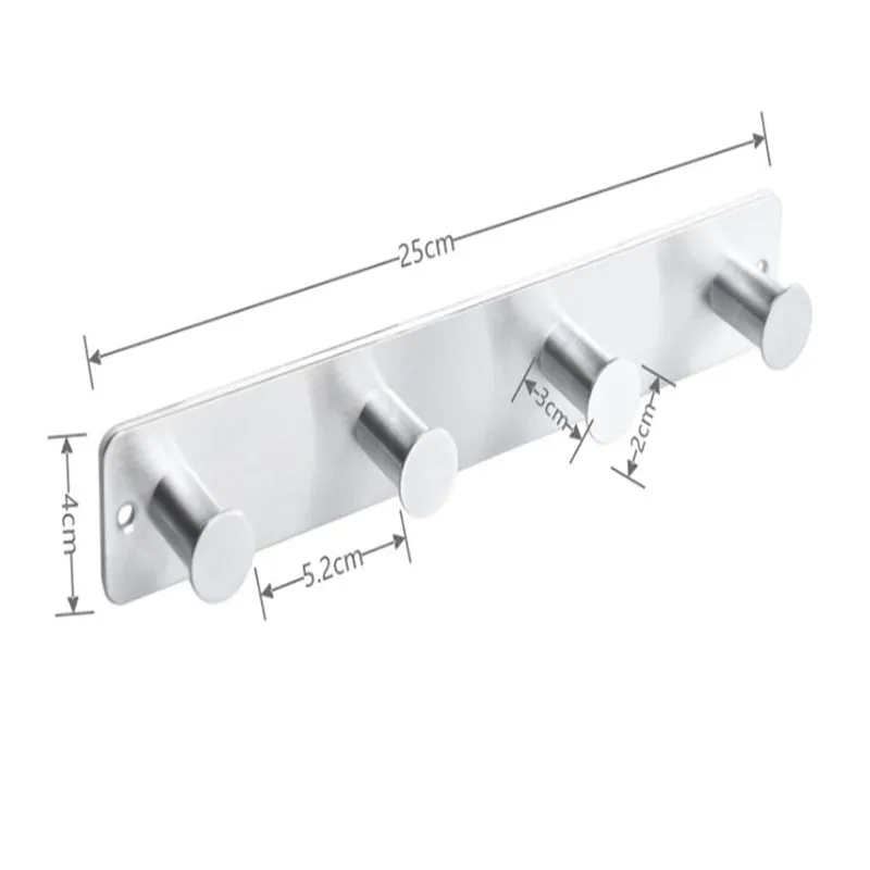 Rustproof Coat Hooks For Wall Screw In Stick On Stainless Steel Coat Racks 1 Pack From Homesale2021 10.98 DHgate.Com