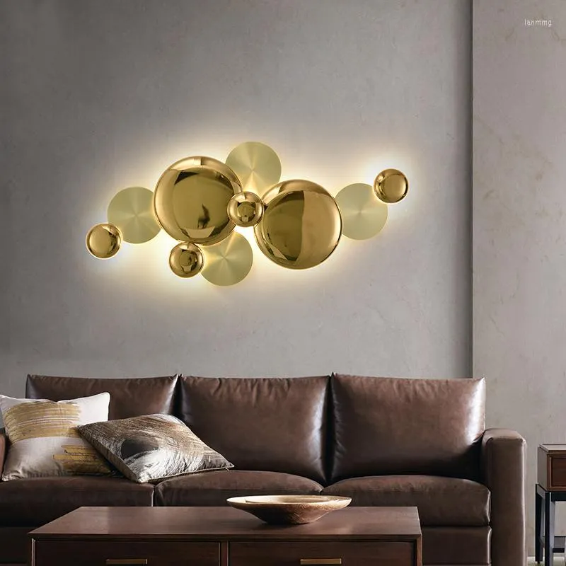 Wall Lamp Artpad Nordic Luxury Modern TV Background Lights Bedside Living Room Sconces Home Deco Light Fixtures