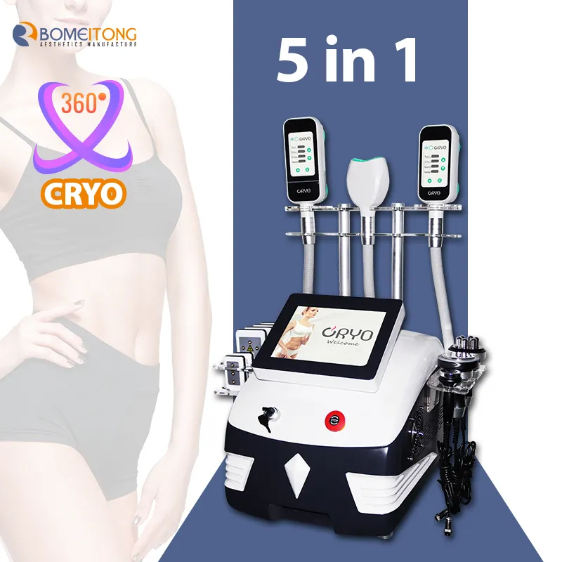 Free shipment cryolipolysis slim machine vacuum cavitation cryolipolysis fat freeze slimming equipment CE Certificate Video manual