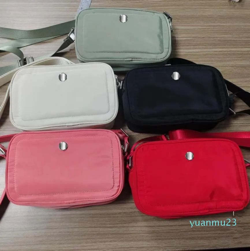 Yoga crossbody väskor bälte väska sport axel rem multifunktion väska mobiltelefon plånbok 5 färger