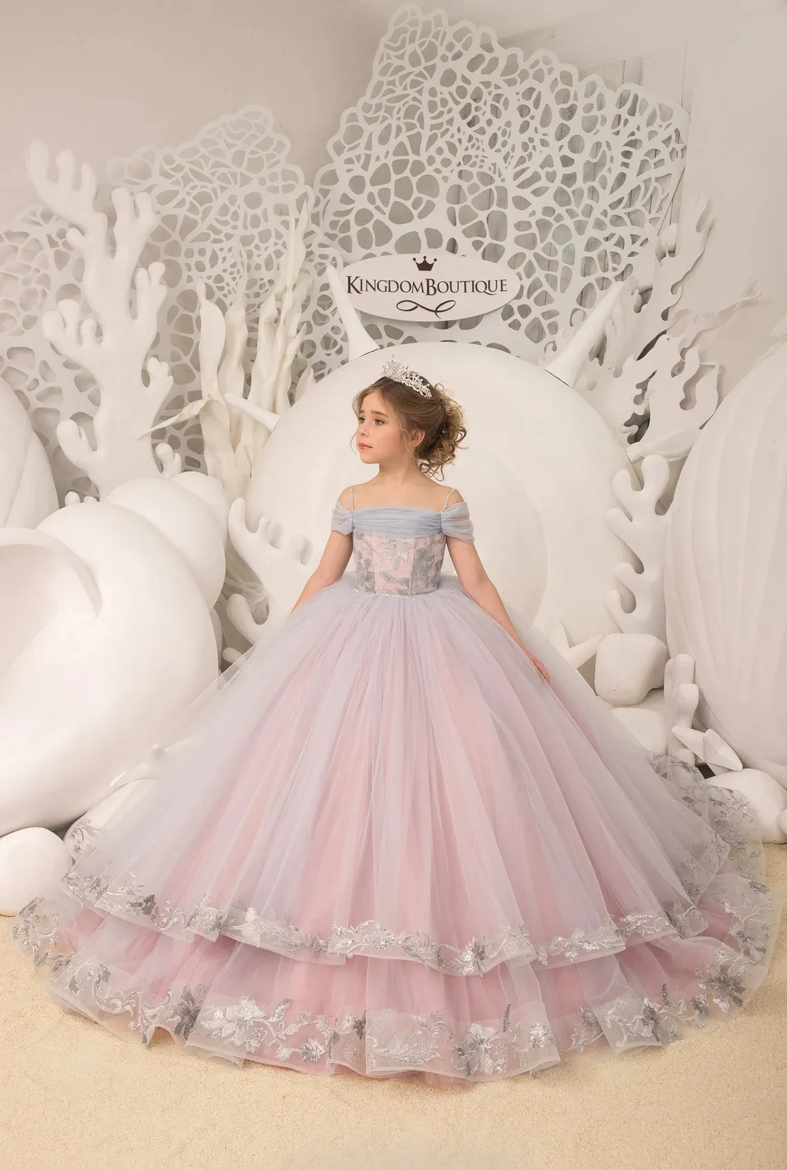 Little Glitz Tulle Evening Gown Short For Toddler Flower Girls Layered  Ruffles, Piping, And Purple Perfect For Pageants BC14832 E0316 2023  Collection From Bestoffers, $99.95