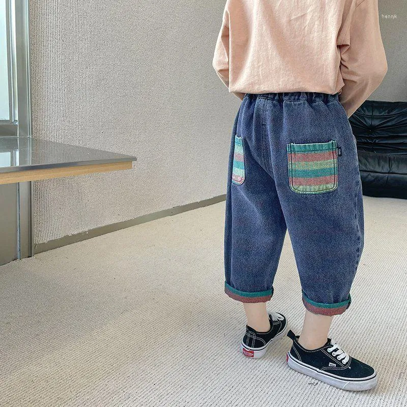 Jeans Toddler Baggy Baby Boy Harem Pants Loose Casual Trousers Boys Kids Fall Clothes Soft Denim Winter Long Bottoms
