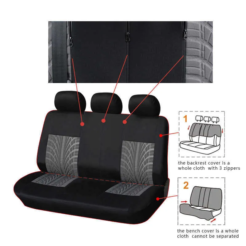 Upgrade Car Interior A Universal Fit 5 Seat Polyester Car Seat Cover Set, 24/7 Customer Service