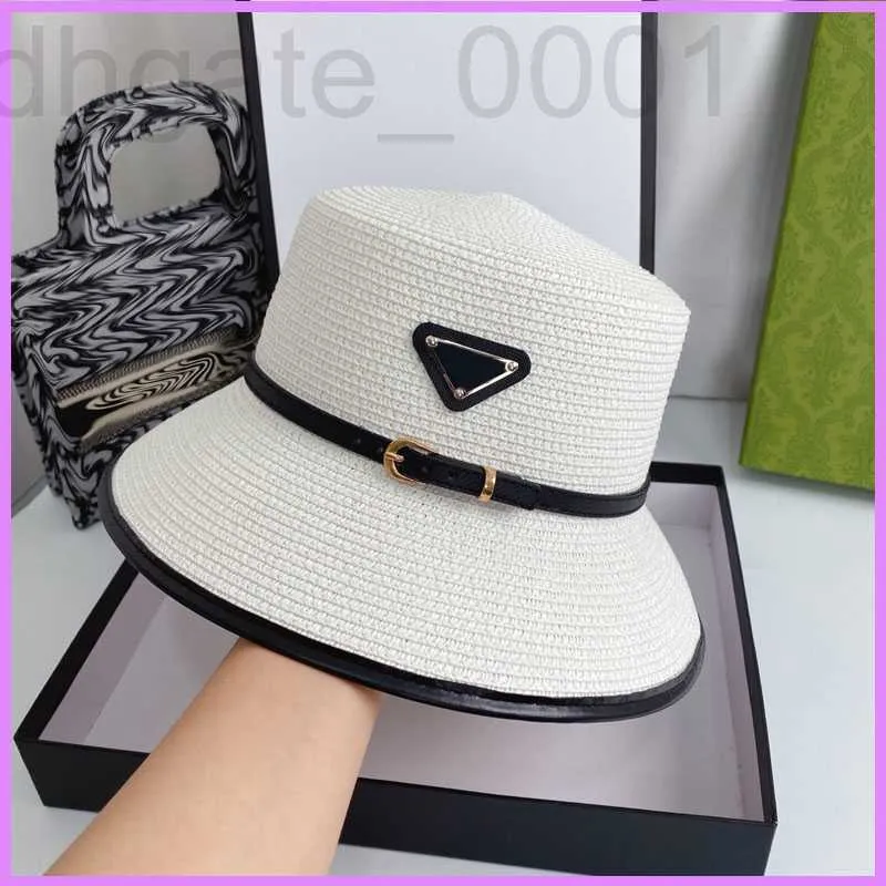 Stingy Brim Hats Designer Bucket Straw Hat Women Casquette Outdoor Summer Caps Womens Mitted Triangle Baseball Classic Fashion D223233F YD8O