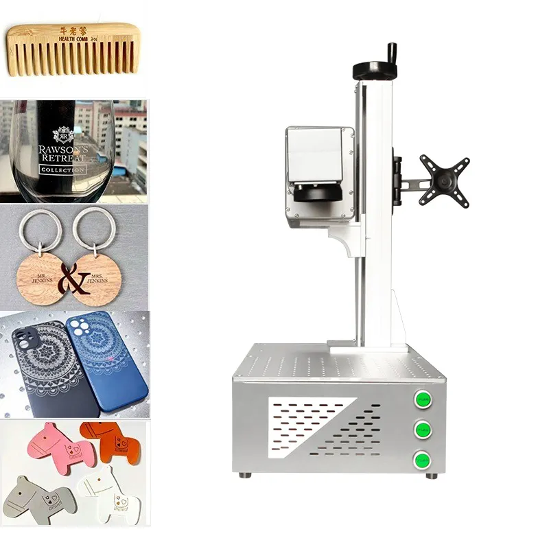 50W Desktop Laser Engraver - Metal & Plastic Marking Machine, Nameplate ...