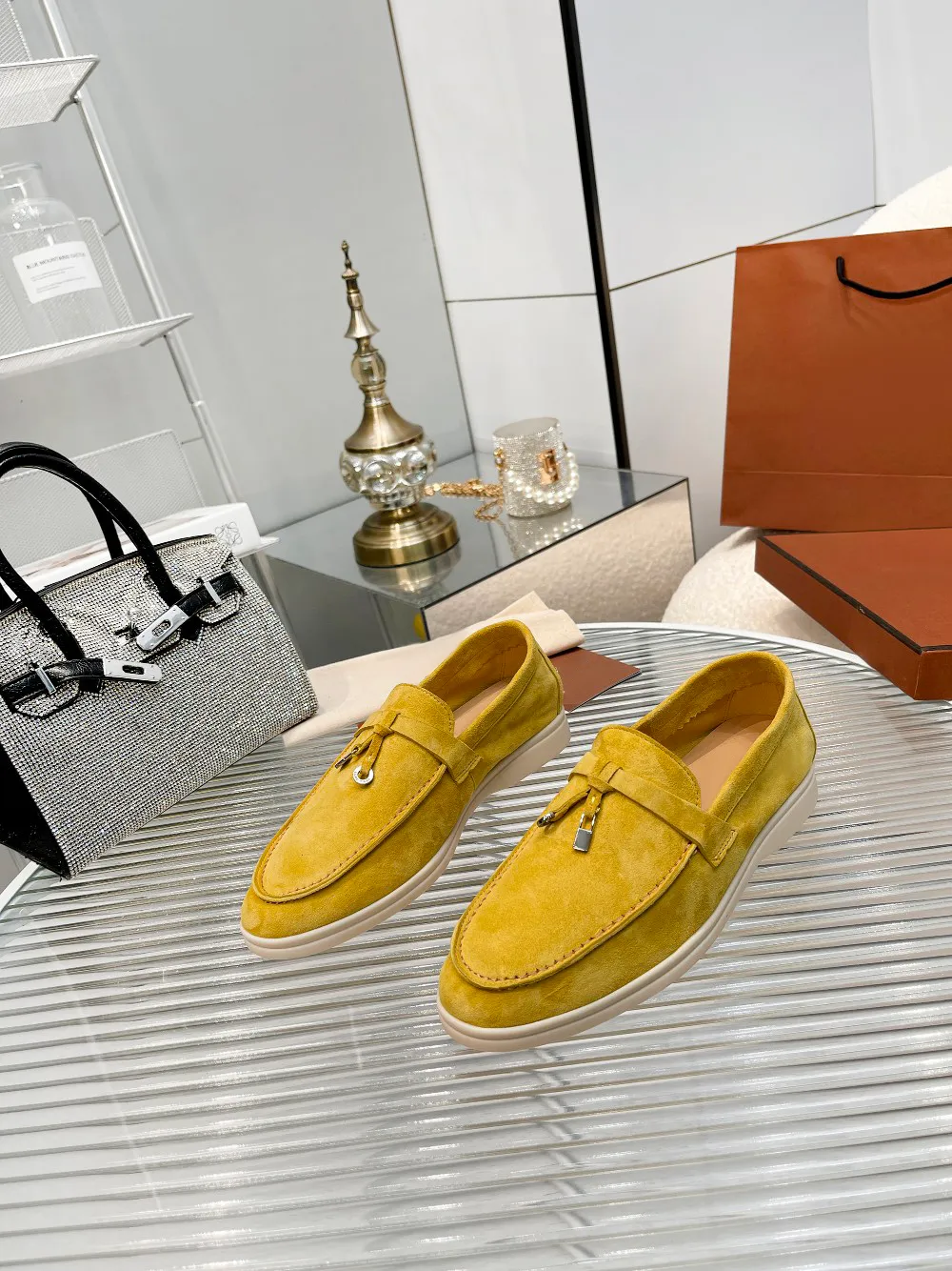 YELLOW ローファー 厚底 SACRED PLATFORM LOAFERS YELLOW ローファー 厚底 SACRED PLATFORM LOAFERS Cushionaire