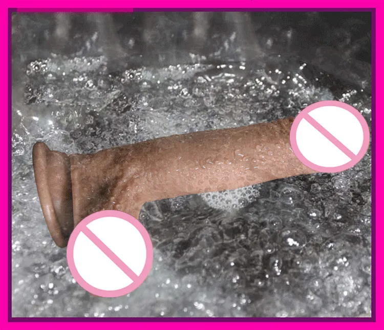 Vibradores GaGu Juguetes sexuales para adultos 7/8 pulgadas Enorme consolador realista Gran pene de silicona con ventosa para mujeres Mastu_voghion.com