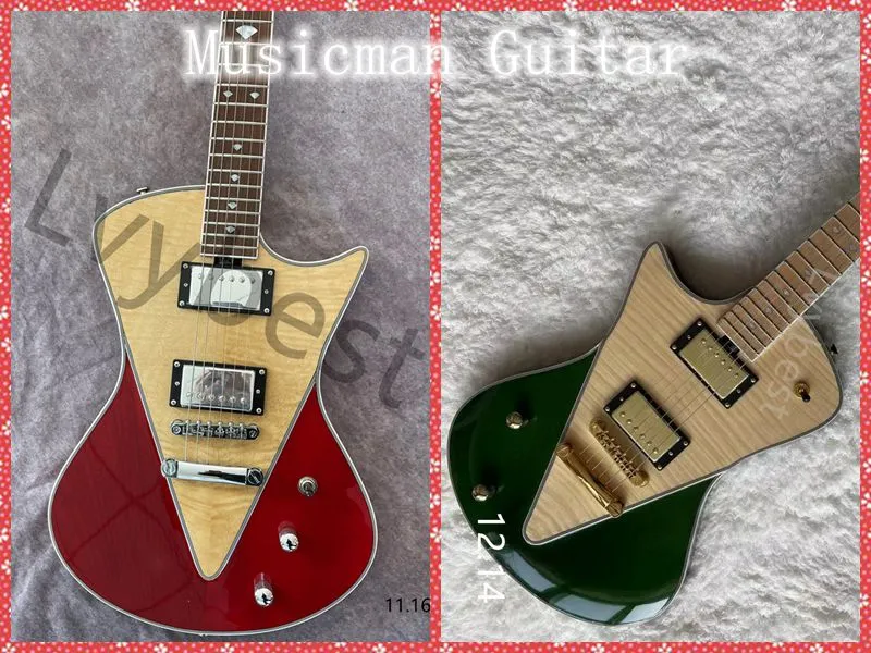 Custom Musicman Ernie Ball Armada Electric Guitar Diamond Inlay, Grover Tuners, China OEM Guitar