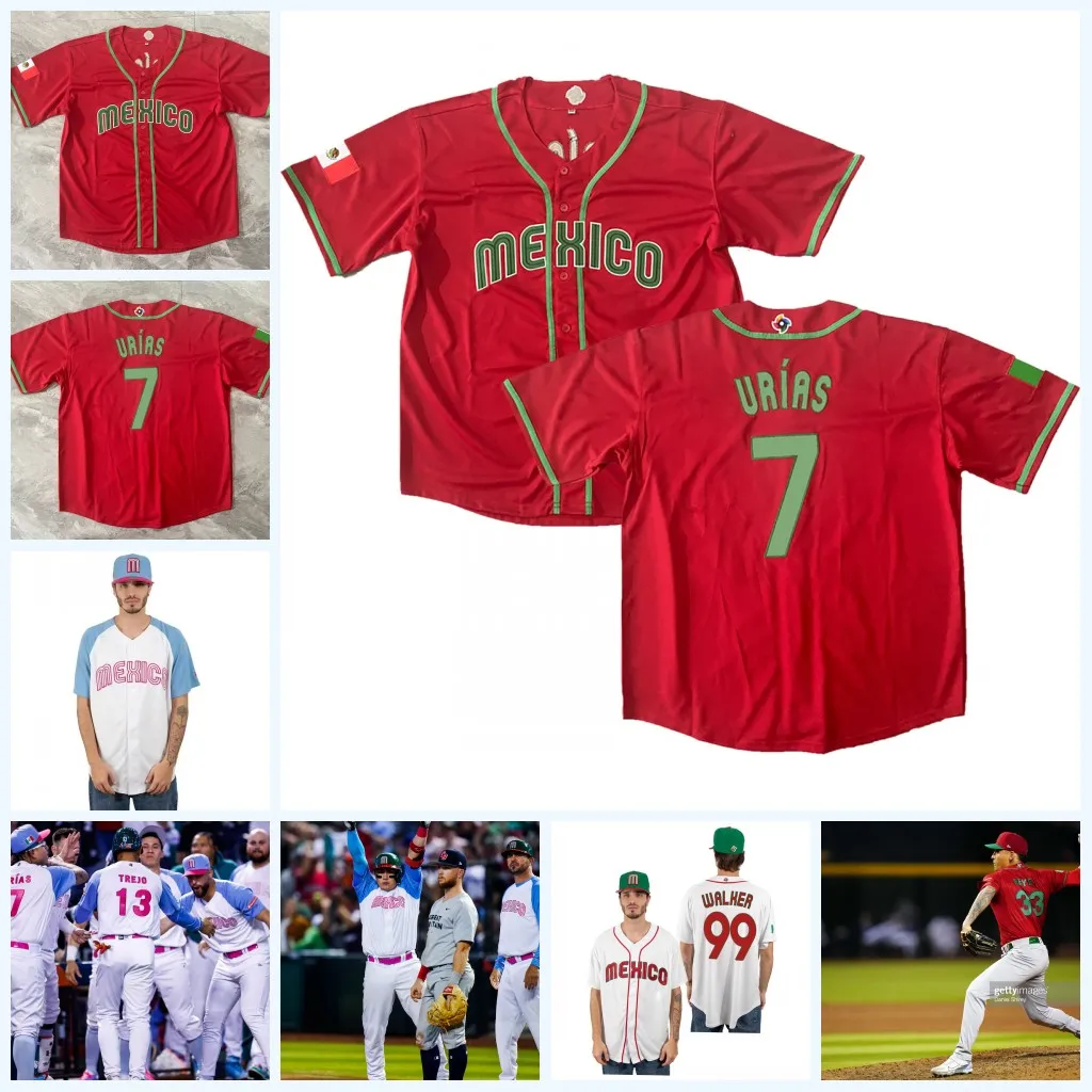 Team Mexiko 2023 World WBC Baseball Classic Jersey Julio Urias Alex