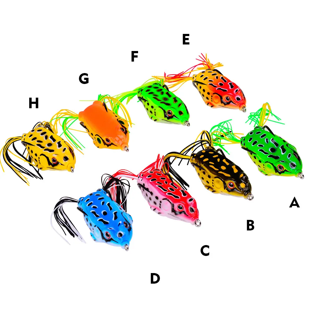 Soft Frog Crankbait Tackle For Bass Fishing Swimbait Lure With