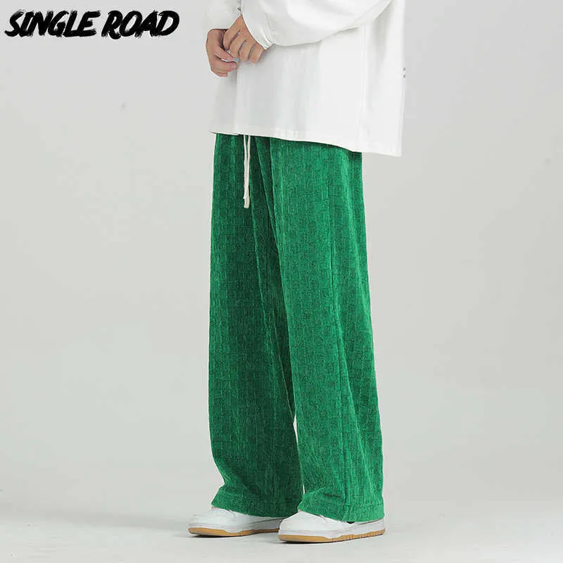 Mäns byxor Mens Wide Leg Cargo Cross Pants Men 2022 HARAJUKU OVERDAGA JOGGERS TROUSERS Male Streetwear Hip Hop Casual Pants Z0306