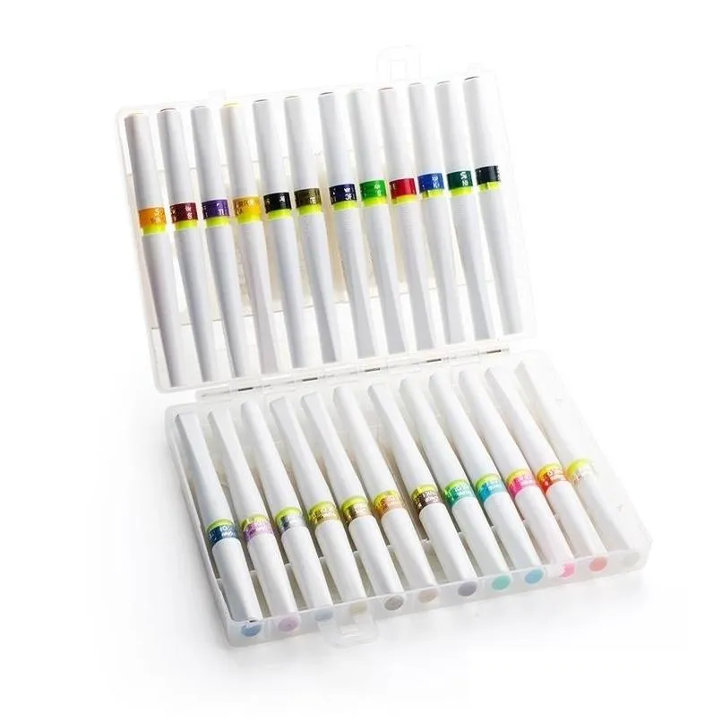 Markers Superior 12/24 Colors Wink Of Stella Brush Glitter Sparkle Shine Pen Set For Ding Writing 201212 Drop Delivery Office School Dhmdg