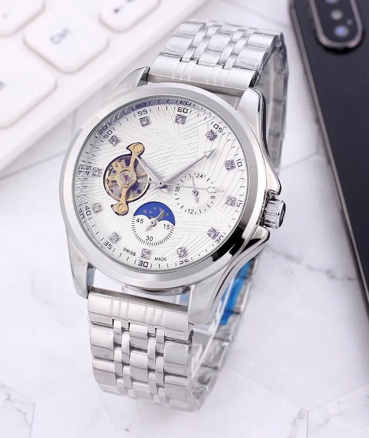 Municilho de cerâmica Luxury Watch Top Quality 50th Limited Men Men Relógios mecânicos automáticos Movimento mecânico Azul 300 relógios de pulso Wistwatch