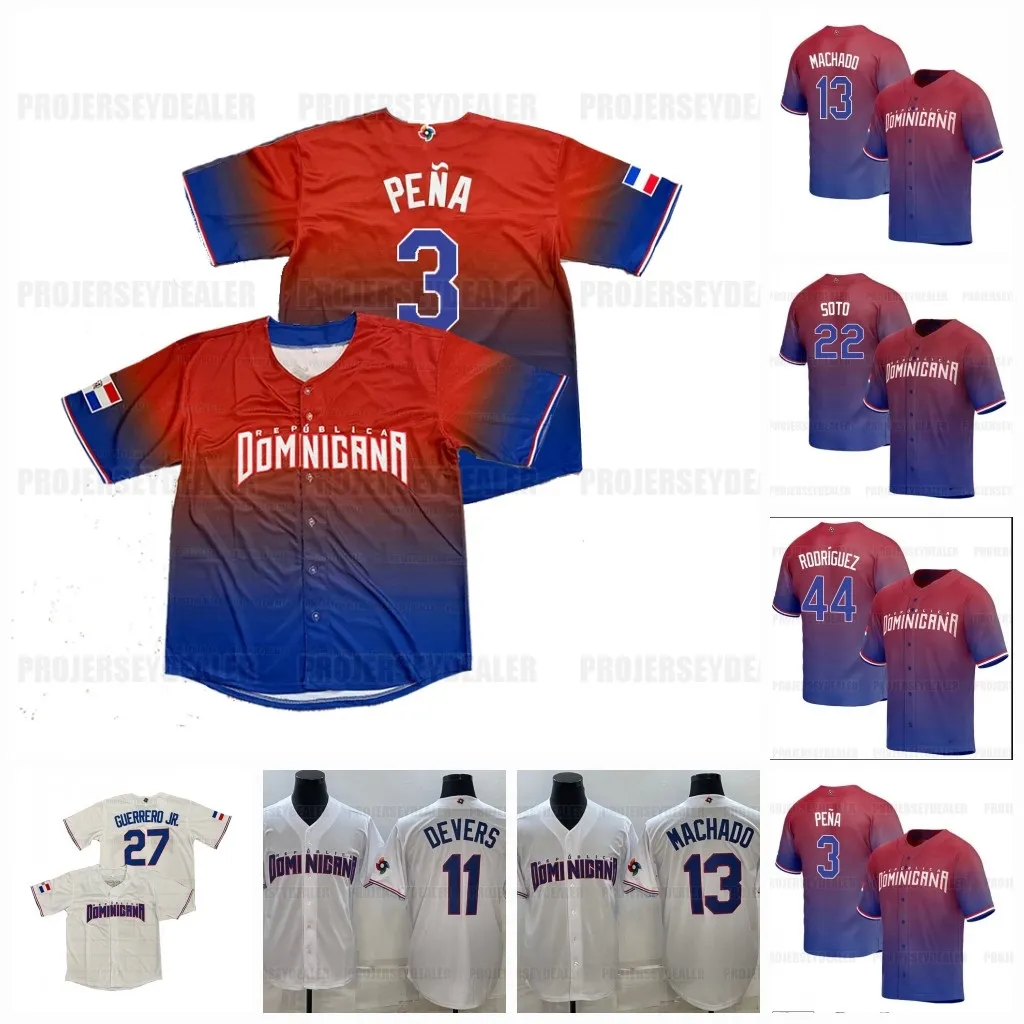 Team Dominican Republic 2023 World Baseball Classic Jersey Manny