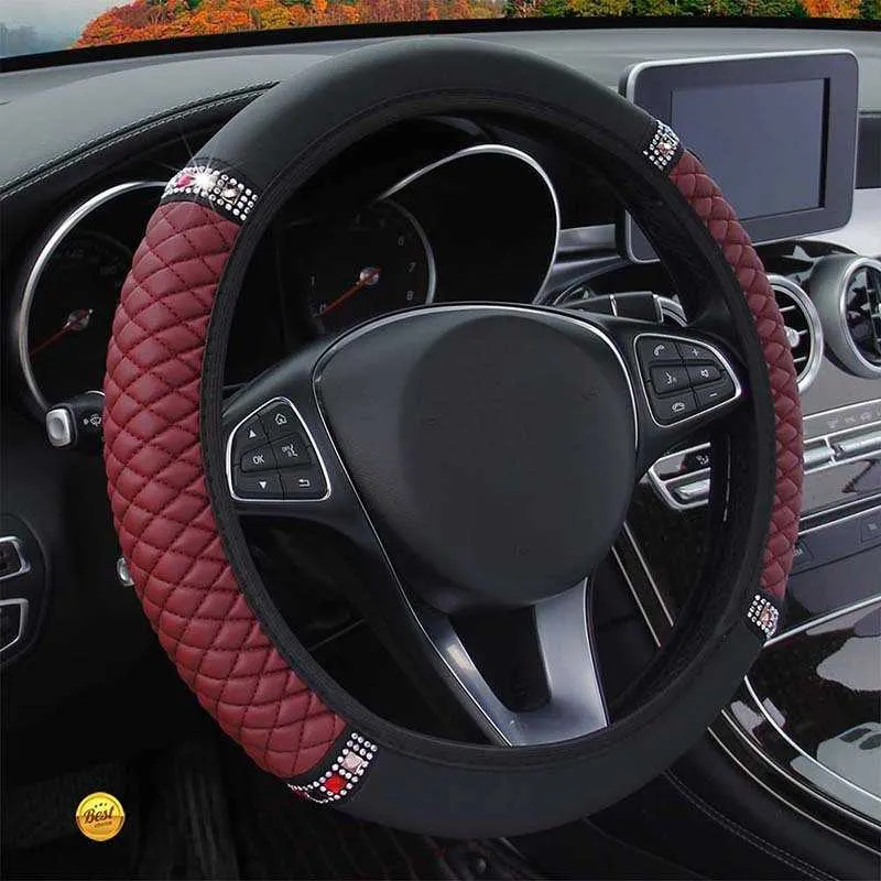 Braided steering wheel cover deals