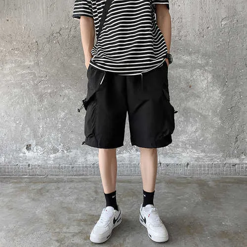 Mens Shorts Men Casual Shorts Solid Male Cargo Trousers Simple