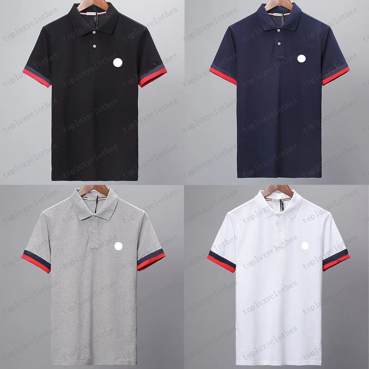 Brand de créateur pour hommes Polo T-shirt Summer Luxury Polos Fashion T-shirts Brewpred Colted Casual à manches courtes Top décontracté