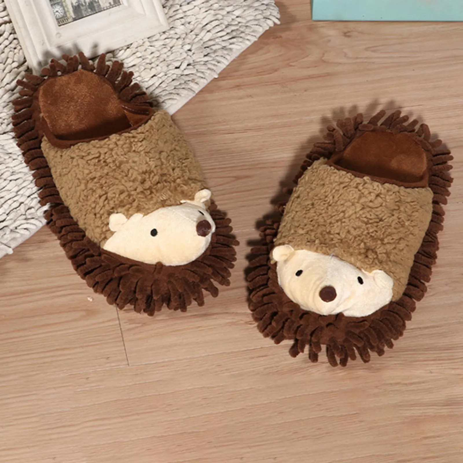 Novelty Mop Slippers Shoes House Dusting Slippers Floor Cleaning Slippers for Men Women