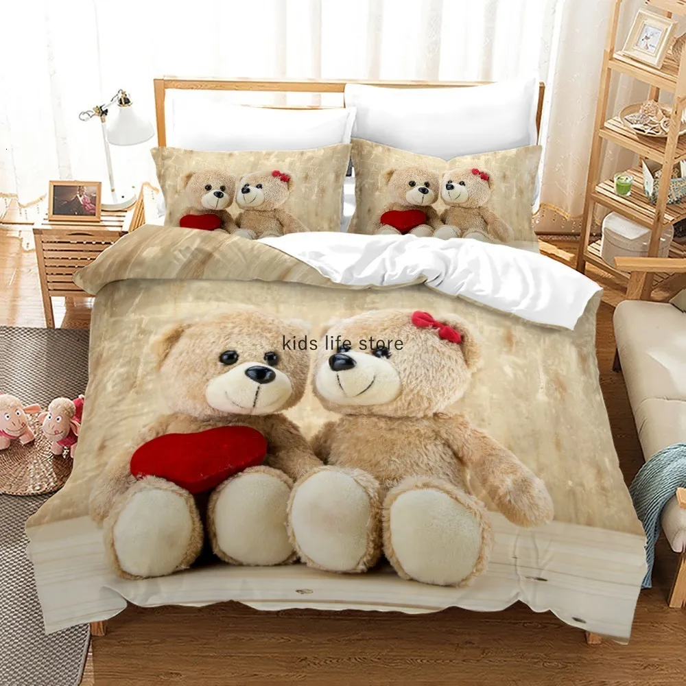 Teddy bear fitted sheet king size sale