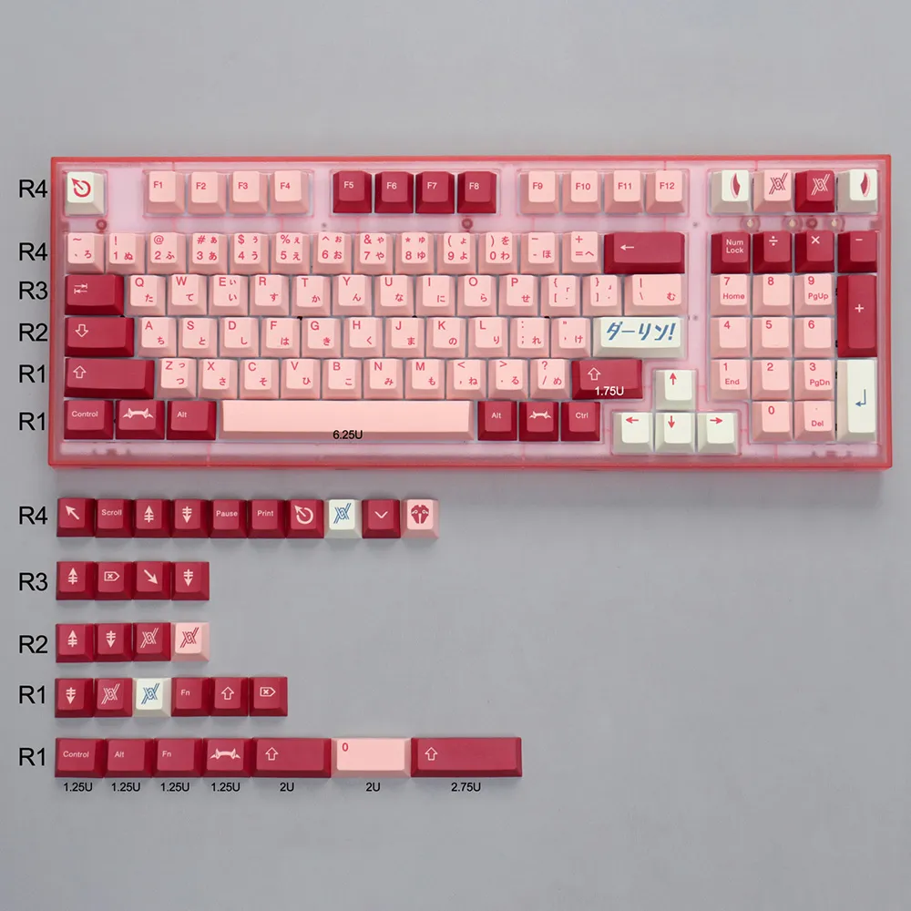 Yongqiu Blind Box Profil wiśni GMK 8008 Olivia Arctic Merlin Jamon DMG Keycap Surpree Spree