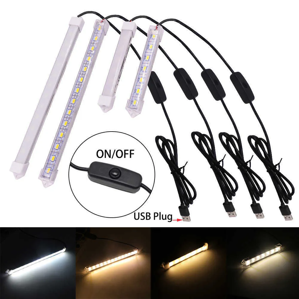 LED Strips 5V 5630 LED Bar Lights USB Powered Rigid Strip Light Milky/ Clear Cover Led Bar Light for Home Kitchen Cabinet Bedroom Lighting P230315