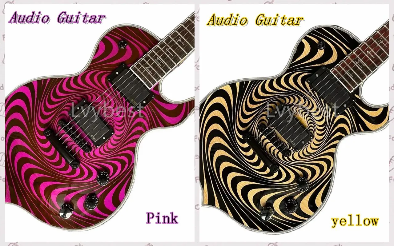 Новый Wylde Audio Zakk Электрическая гитара Черное оборудование ABR-1 мосто