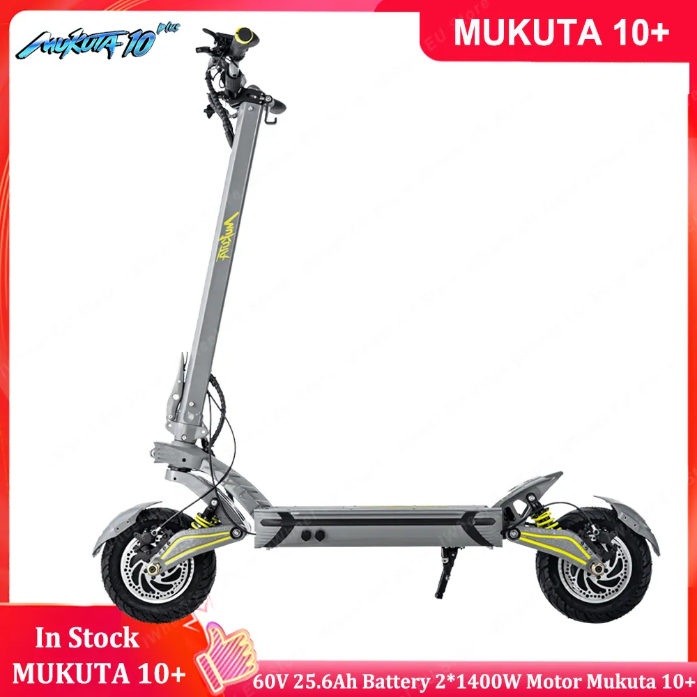 Nieuwste Mukuta 10 Plus Electric Scooter 10inch 60V 20.8Ah 25.6Ah Verbeterde Zero 10x vsett 10 Double Drive volwassen elektrische scooter