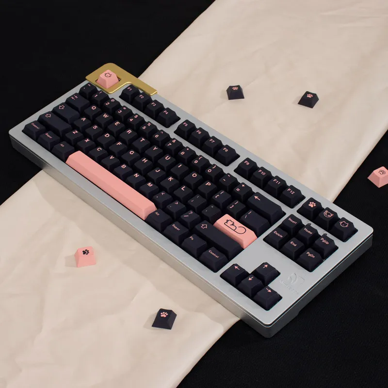 GMK PONO Large Set Cherry Profile PBT KeyCap Dye-Sub English Custom Personality KeyCaps för mekaniskt tangentbord 61/64/68/75/84