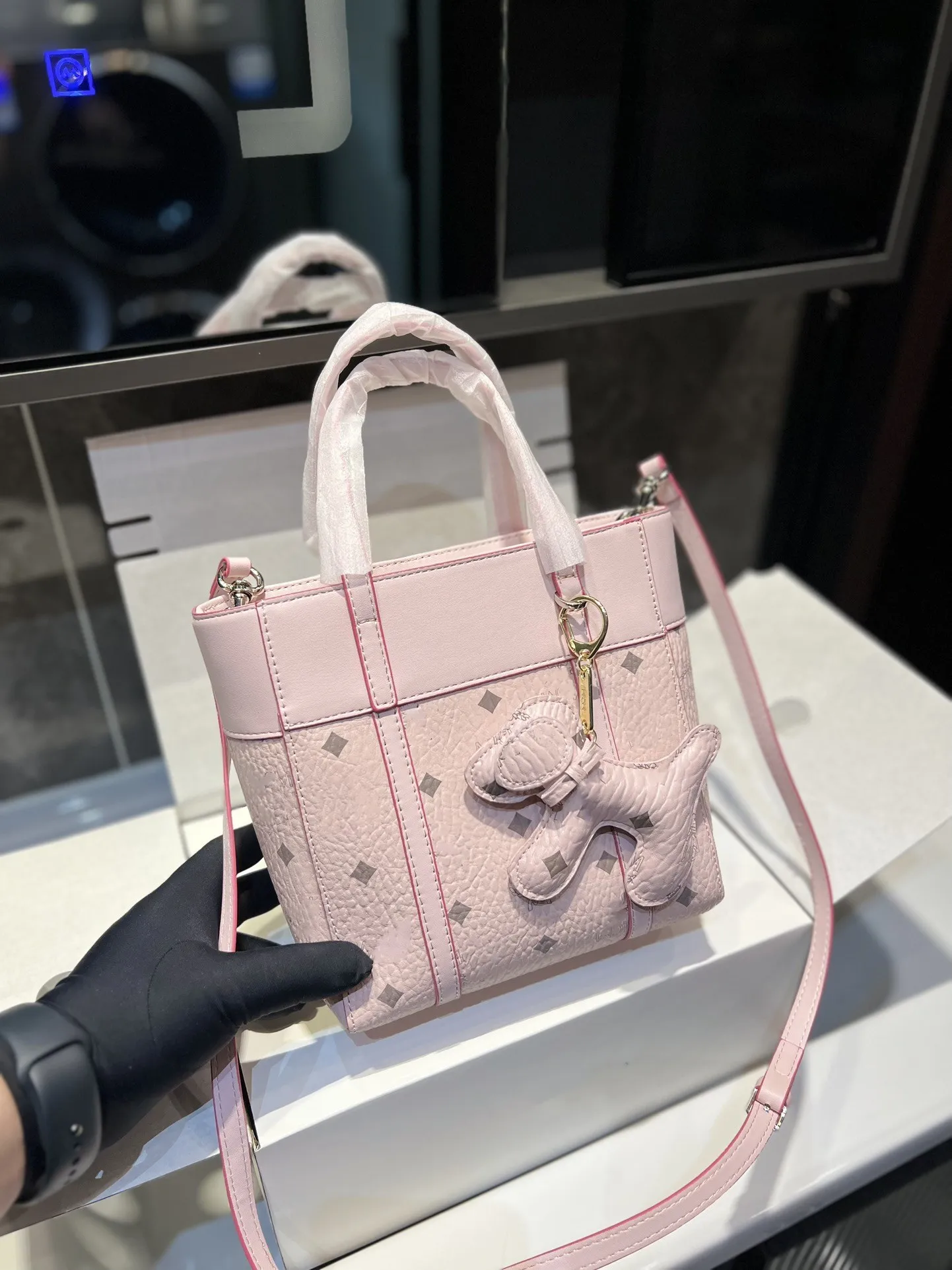 22ss Дизайнерская сумка Розовая сумка Sugao MC Женская сумка-корзина для овощей Высококачественная панель с буквенным принтом Универсальная сумка Сумочка