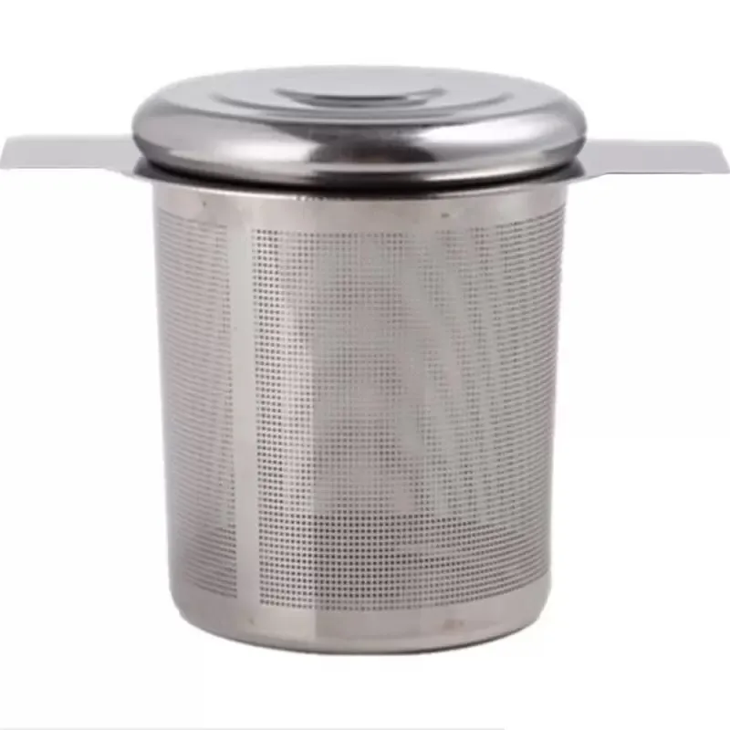 Accessori da cucina Infusore per tè a rete Tazza in metallo Colino in acciaio inossidabile Supporto per sacchetto con filtro per foglie di tè
