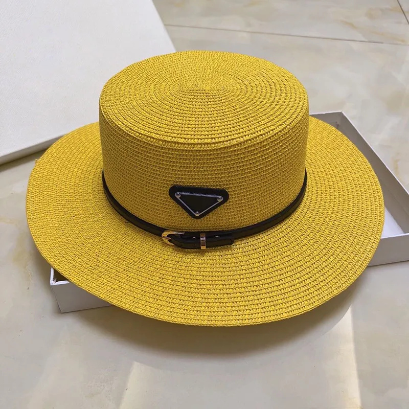 Wide Brim Straw Bucket Caps Haps Fedoras For Men Designer Sun Protection Primavera Primavera Summer outono Férias de férias FETAWAY PARTIMAS PARTE