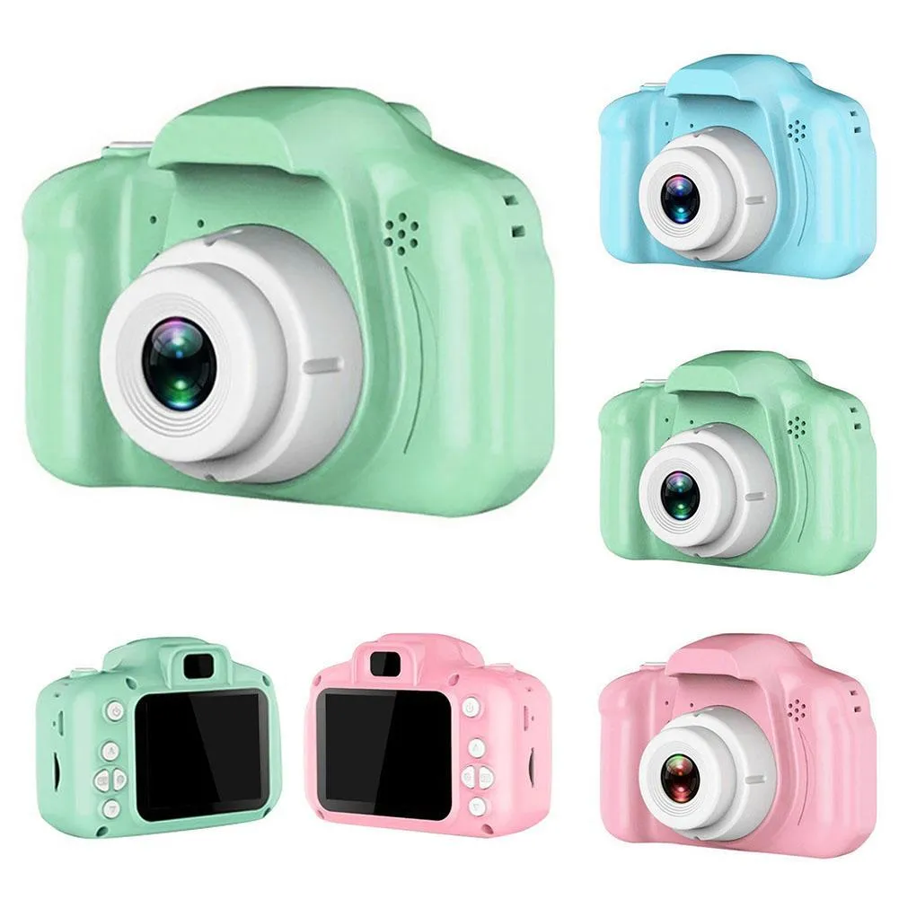 ألعاب الكاميرا الرقمية المصغرة للأطفال 2 بوصة عالية الدقة شاشة تصوير فوتوغرافي قابلة للتصوير