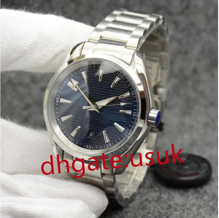 Multi -Style Black Dial MultiColor Watch 42 -мм автоматические механические механические стекло из нержавеющей стали Спортивные Морские Мужские часы