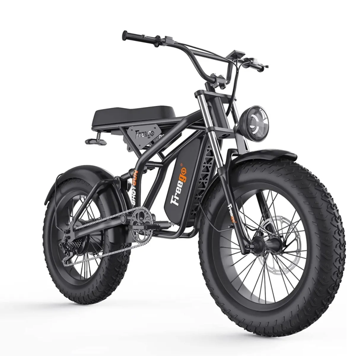 Freego Fat Tire Electric Bike 20'' 1200W Off-Road E Bike with 48V 20Ah Removable Battery 30 Miles Max Speed Electric Bikes Urban Electric Bicycle