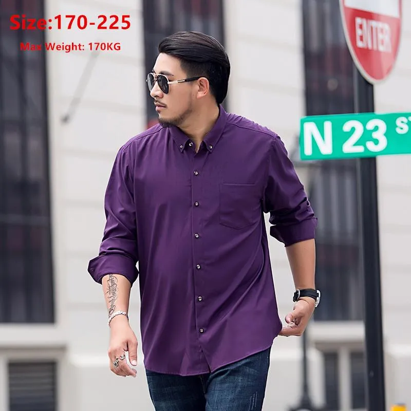Mens plus size dress clearance shirts