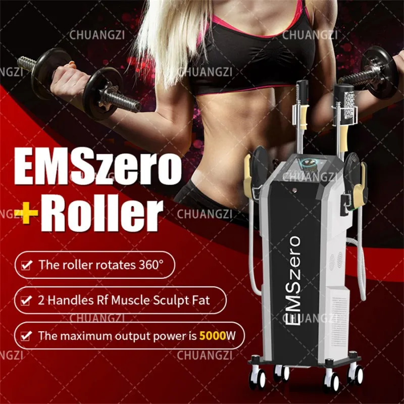 2024 nouveaux articles de beauté dls-emszero rouleaux verticaux 30000 fréquence machine de stimulation musculaire à haute intensité professionnelle