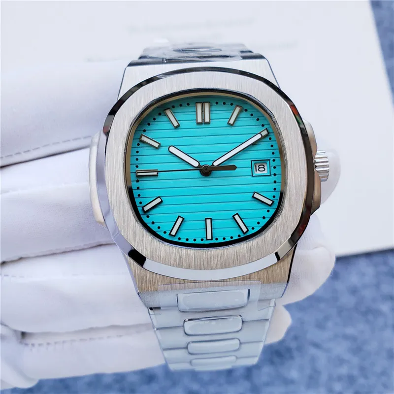 Mens Watch 40mm Master Automatic Mechanical Sapphire Classic Fashion Stainlist Steel Countproof Watch Band Luxe Wristwatch PH08