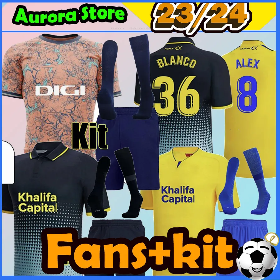 2023 2024 Cadiz Carnival Kit Soccer Jerseys 2024 ALEX LOZANO LUCAS