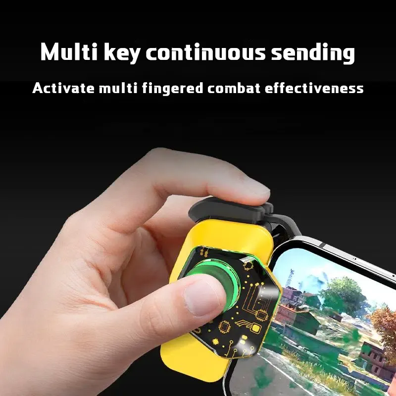 Controlador de jogo joystick controlador de telefone gamepad para iPhone iPad iOS / Android Gaming LOL CF Controller Handle Bluetooth 5.0