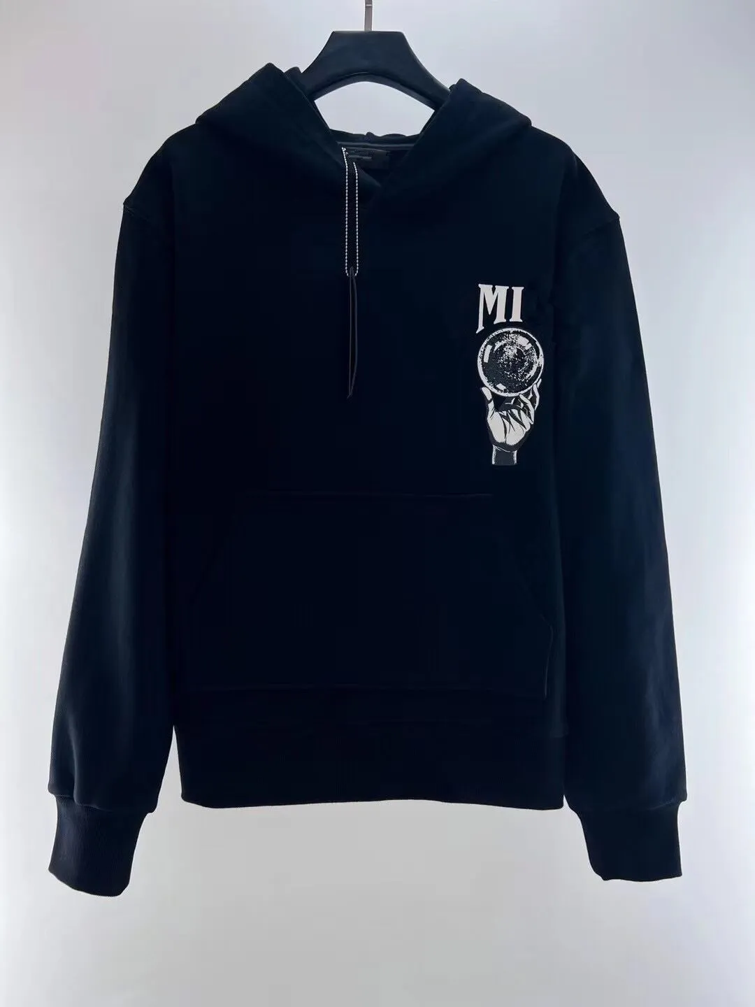 Män kvinnor hoodies mode tröjor designer hoodie brev glas boll i handtryck pullover hip-hop stil ungdomskläder mens tröja