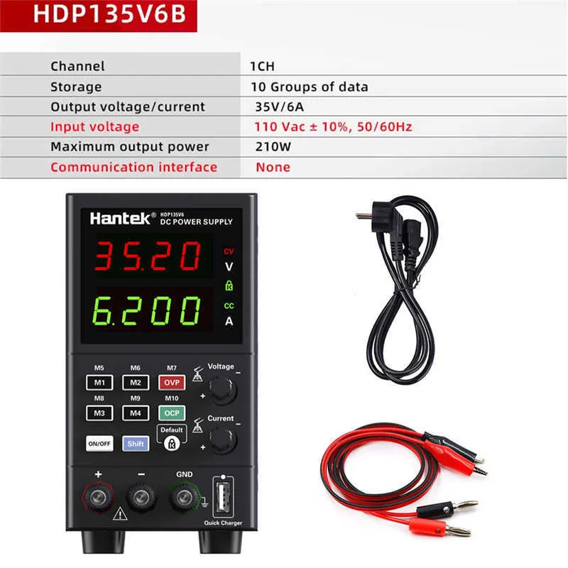 Wholesale Hantek HDPVA Programmable DC Power Supply With Low Ripple And