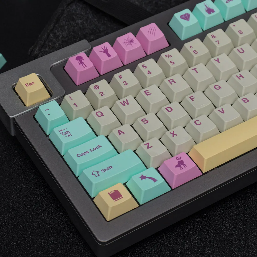 GMK Analog Dream 191 Keys Cherry Perfil PBT keycap Dye-Sub Inglês Personalidade Custom CAPS CAPS PARA TECHADO MECÂNICO 61/64