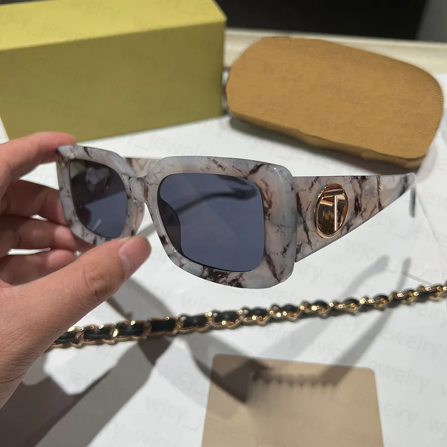 Verres Verre 6 plage berbery pour femmes hommes Sun Mens Lettres de soleil Lunettes de soleil ADUMBRAU