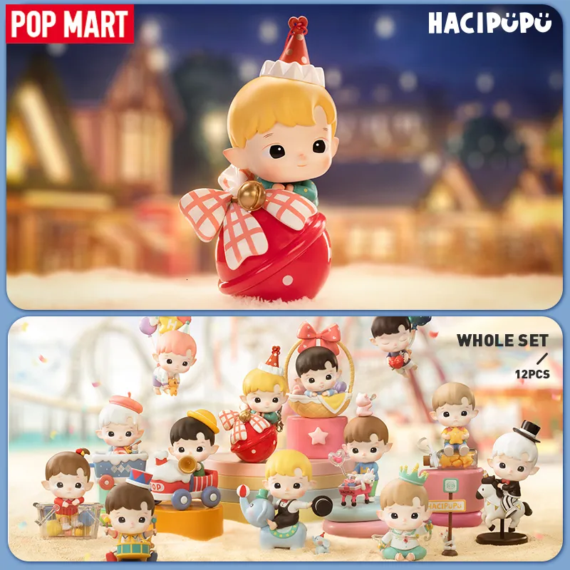 Blind Box World Debiutpop Mart Hacipupu Celebration Series Mystery Box 1PC/12pcs Blindbox Action Figure Cute Toy 230316