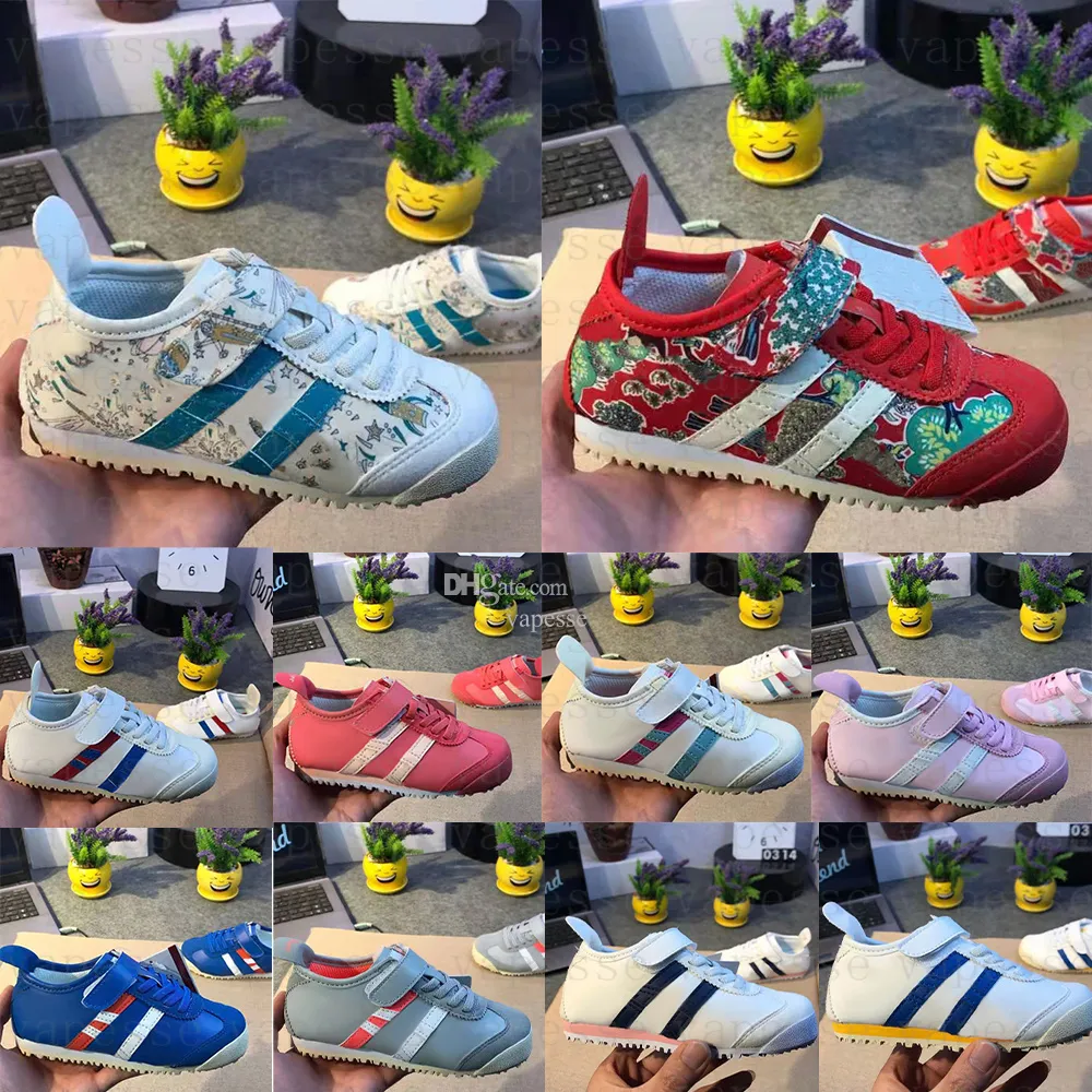 Çocuk Sneaker Ayakkabı Tiger Casual Deri Dikişler Erkek Kızlar Günlük Japon Moda Yaz Çocuklarının Günlük Ayakkabı Boyutu 22-35 JURB8