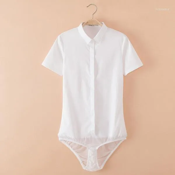 Kvinnors blusar #2105 Spring Summer Body Shirt Blus Kvinnor Långärmad Turn-Down Collar White Black Office Kvinnliga Slim Shirts Damer