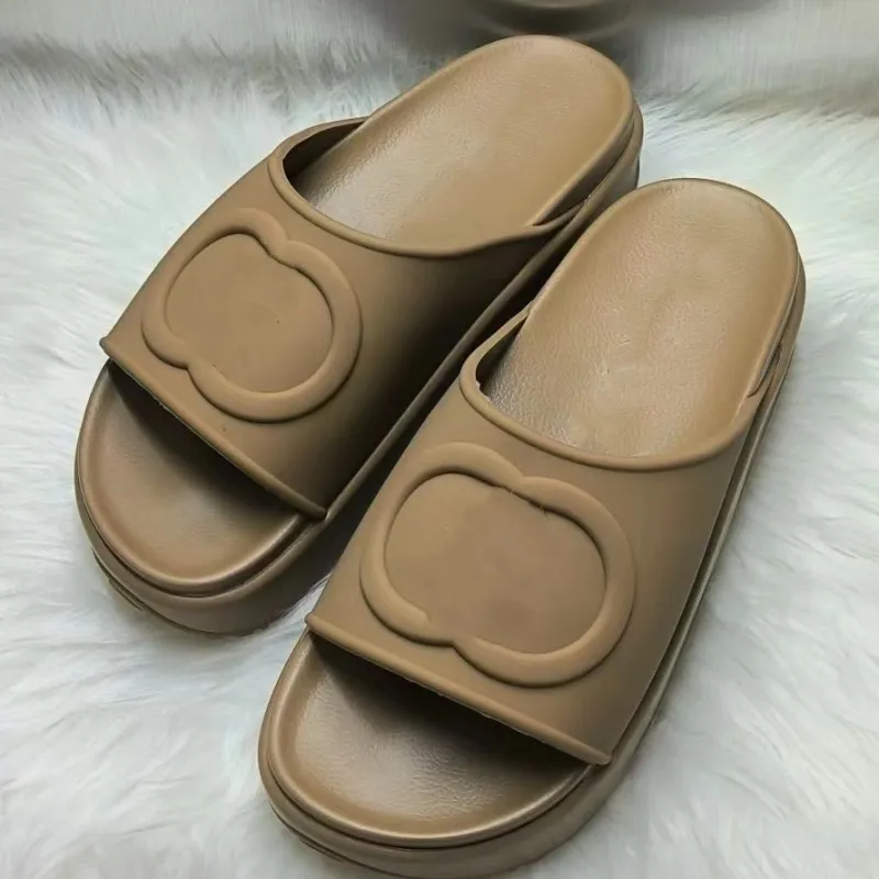 luksusowe klapki slajdów projektanci marki damskie damskie sandały na platformie wykonane z przezroczystych materiałów modne seksowne urocze słoneczne plażowe buty damskie pantofel