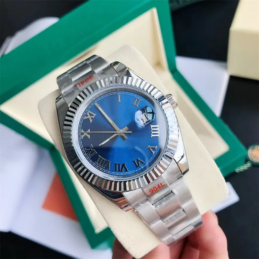 Luxury Women's Men's Automatic Watch Size 41mm36mm31mm Automatisk klocka Mekanisk Sapphire Mirror Diary Series Montre de Lux