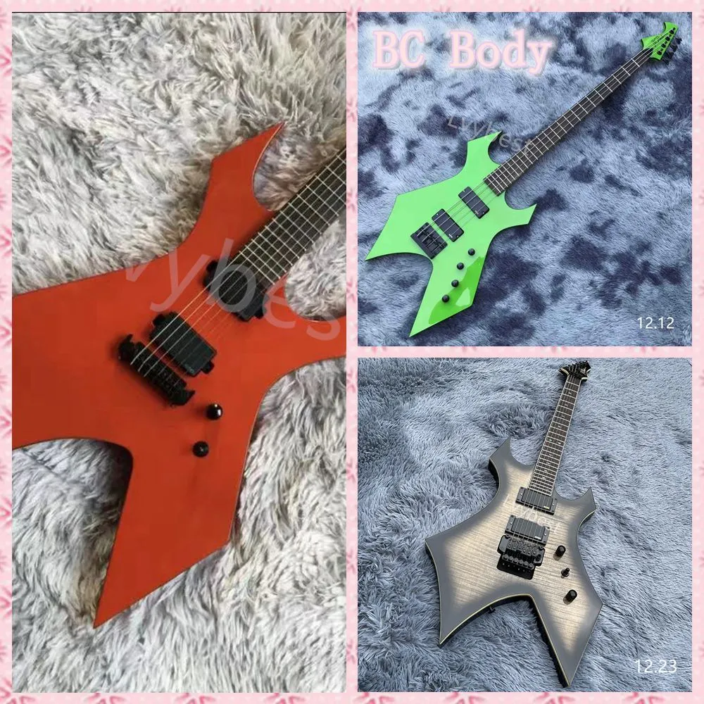 Classic BC Rich Style Electric Guitar Black Hardware From Allguitar2017