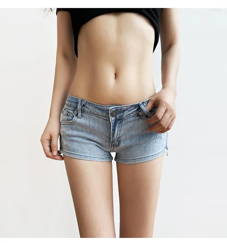 Dames jeans zomer mode casual sexy katoen stretch merk jonge vrouwelijke meisjes lage taille magere spijkerbroek shorts